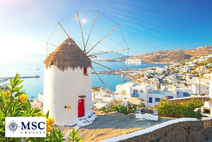 Essence of Italy Tour with Greek Islands & Mediterranean Cruise