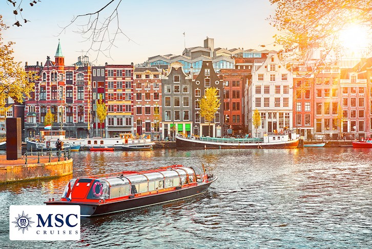 Iconic Europe Tour with Classic Mediterranean Cruise