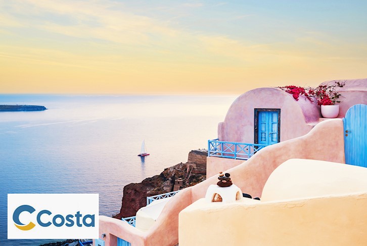 Magnificent Mediterranean Costa Cruise with Rome Stay